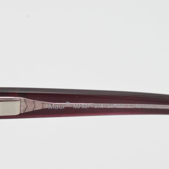 Maui Jim Olu Olu Mj 537-07A Burgundy Fade Frame MAUI Sunrise - Picture 5 of 6